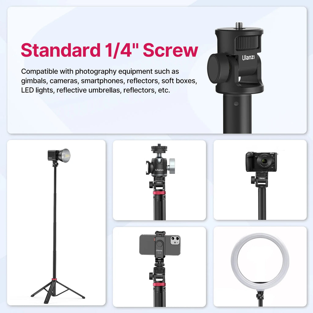 Ulanzi MT-79 Universal Tripod - 2M Adjustable Lightweight Support