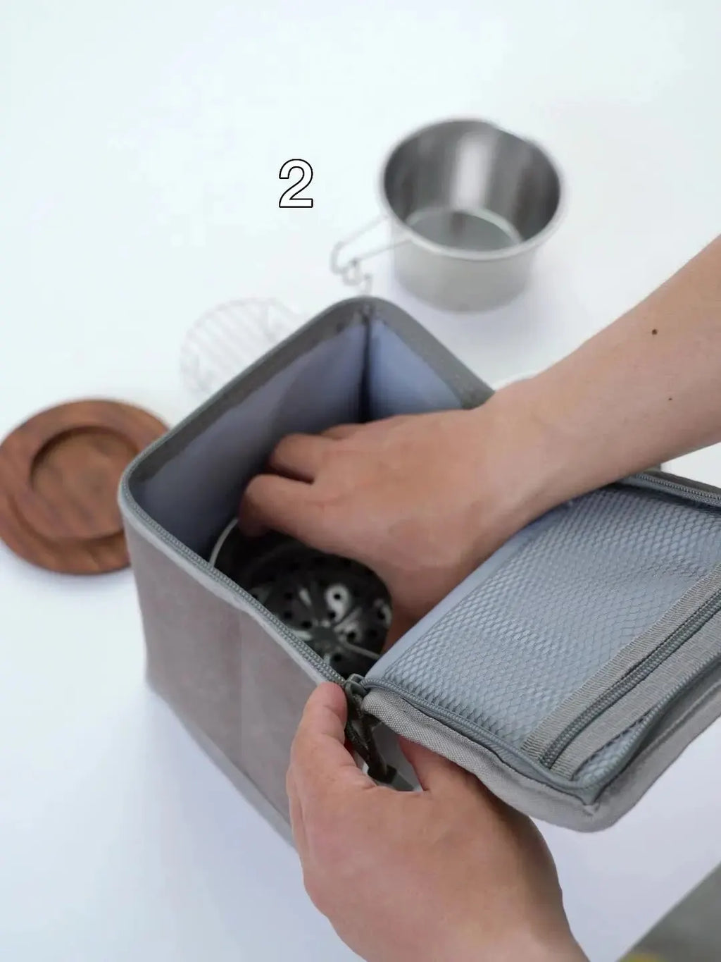 CAMPINGMOON Foldable Canvas Storage Bag: Compact & Durable