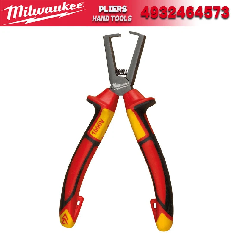 Milwaukee 6-Inch VDE Insulated Wire Stripping Pliers - Durable & Safe