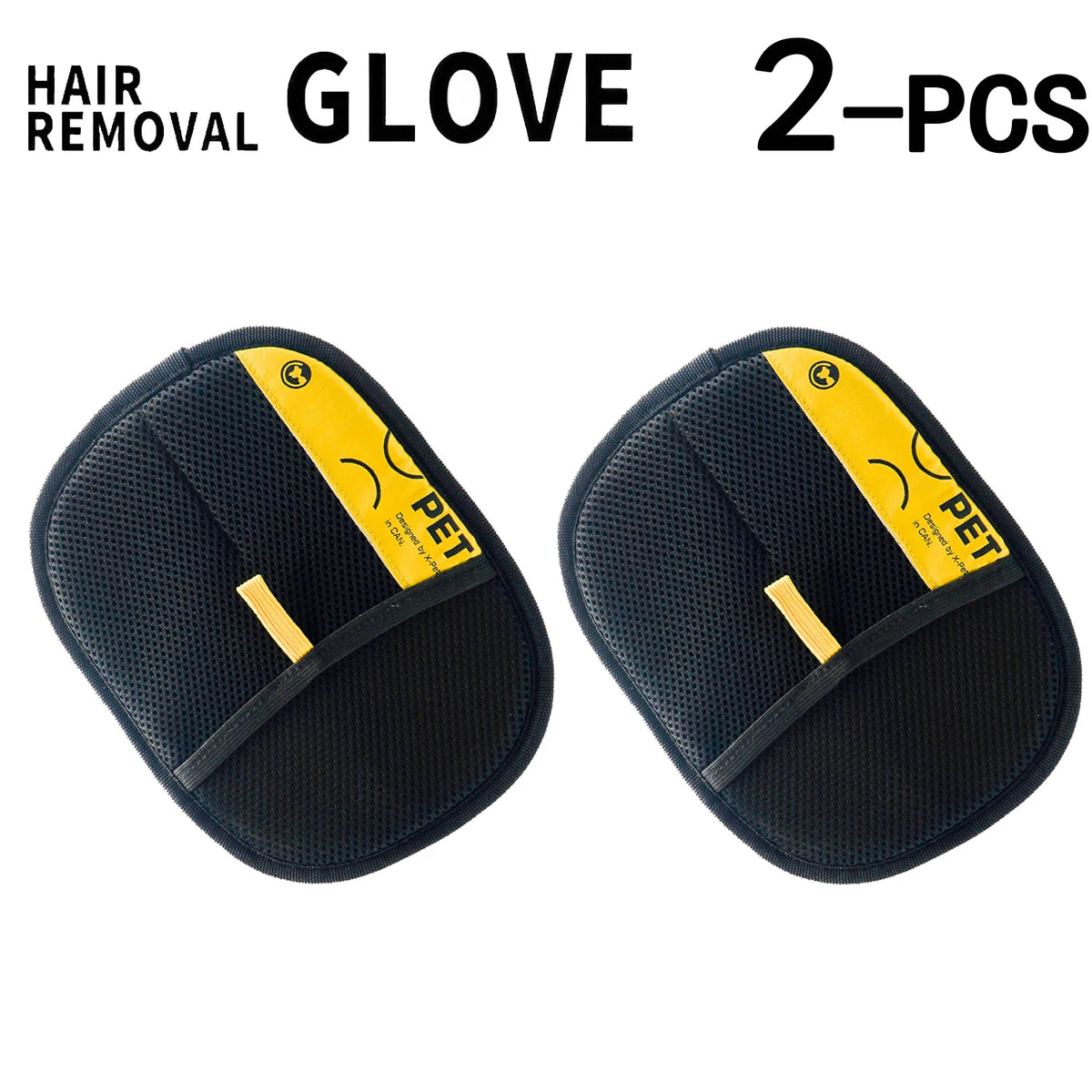 Electrostatic Pet Hair Remover Gloves for Cats & Dogs - 2-in-1 Lint Brush