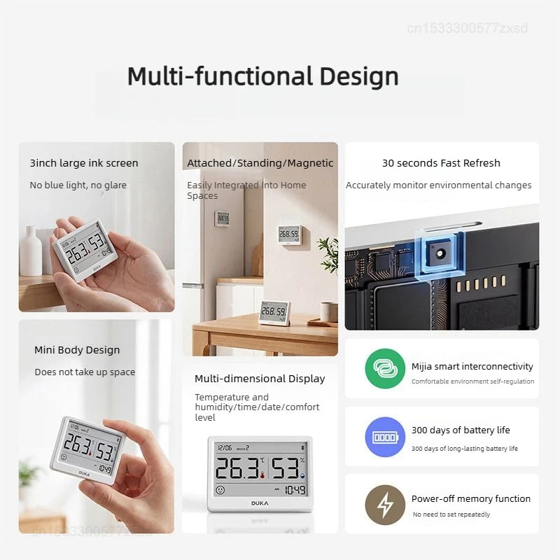 MIJIA E-ink Smart Hygrometer Thermometer - Indoor Climate Monitor