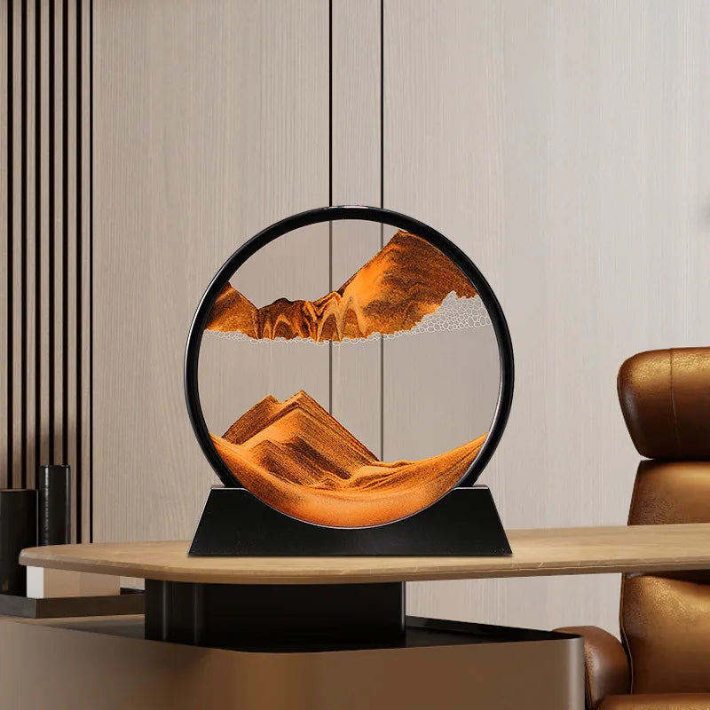 3D Moving Sand Art - Quicksand Liquid Hourglass Home Decor