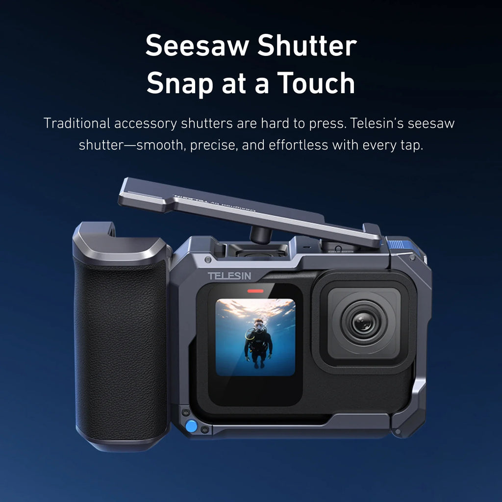 TELESIN StreetGrip Kit for GoPro HERO 9-13 | Capture Cinematic Action