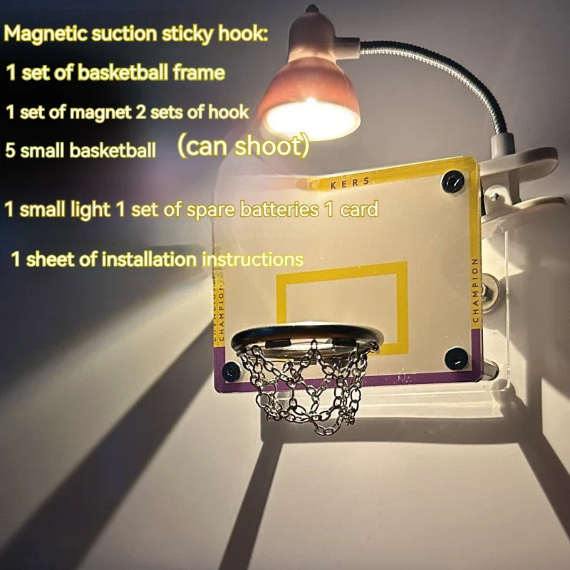 Creative Basketball Mini Shot Night Light - Ideal Gift for Sports Fans