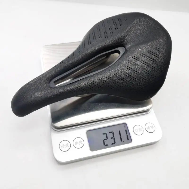 Comfortable Ultralight Bicycle Saddle - Breathable PU Retro Design