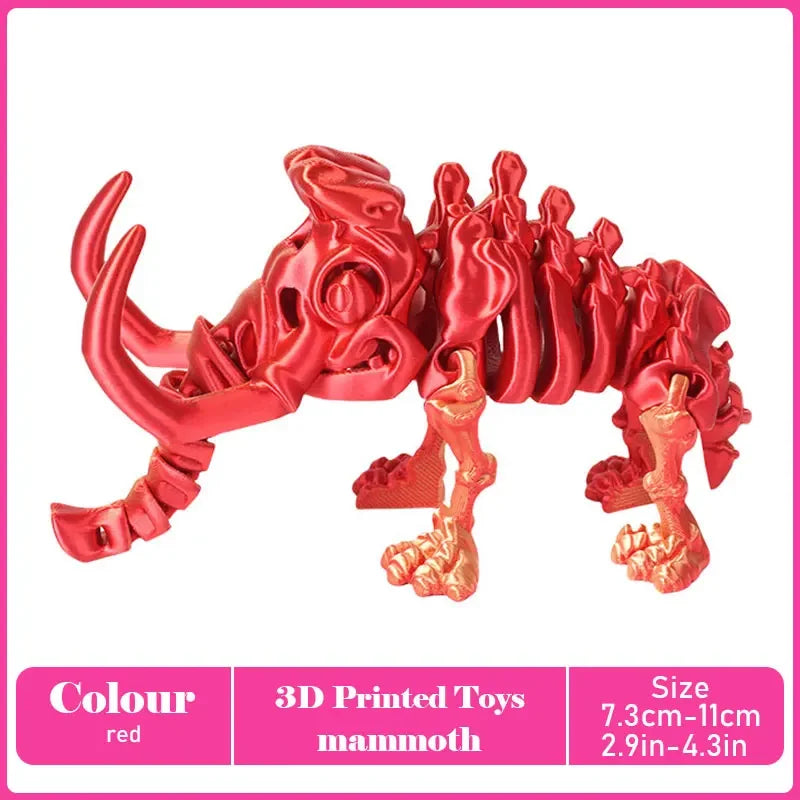 3D Printed Tyrannosaurus Rex Model | Movable Realistic Desktop Decoration