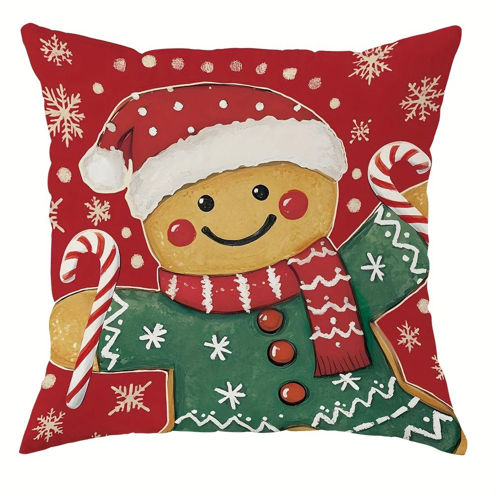 Christmas Magic Pillowcases - Nutcracker, Gingerbread & Ornament Design