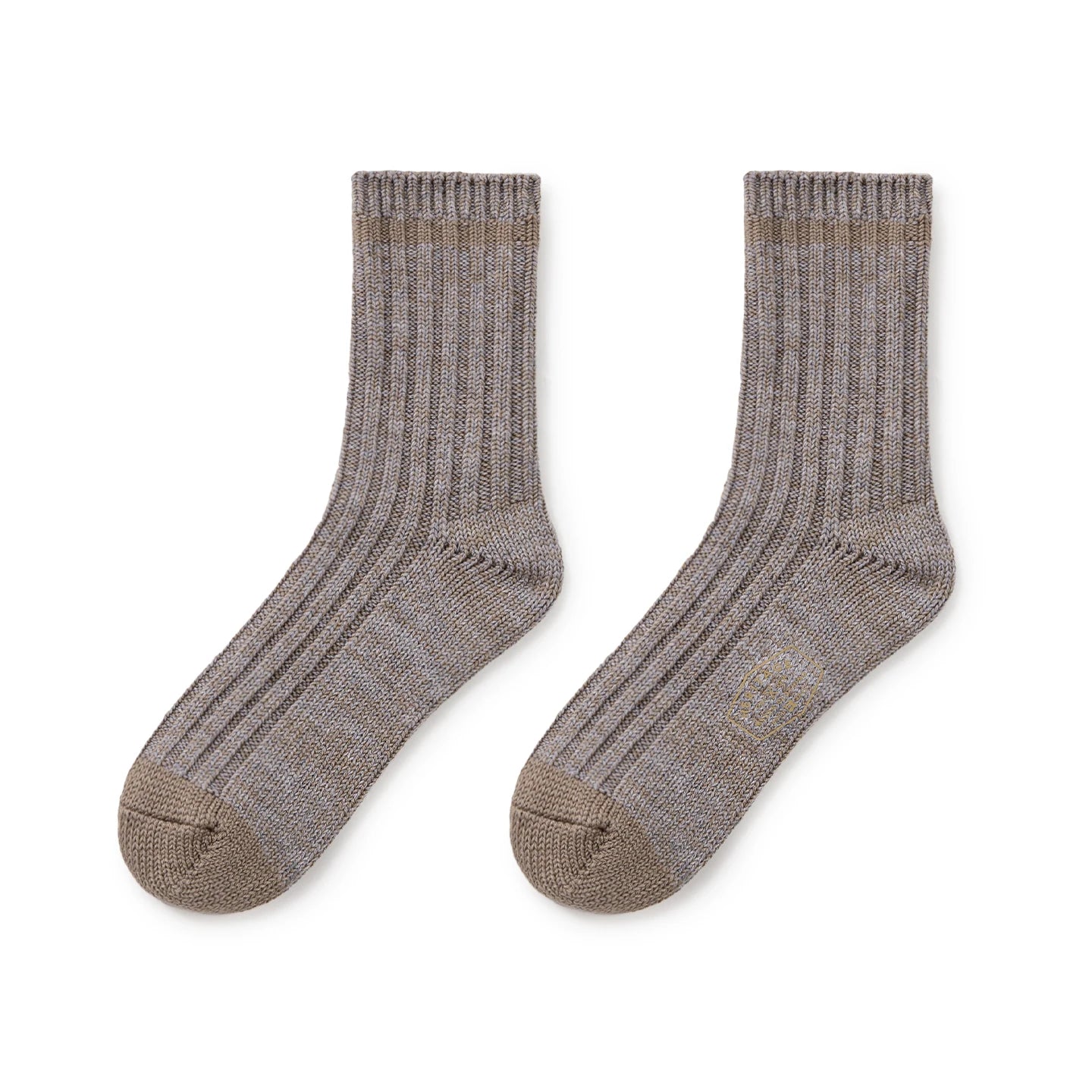Maden Men's 3-Pack Wool Blend Thermal Mid-Calf Socks Set
