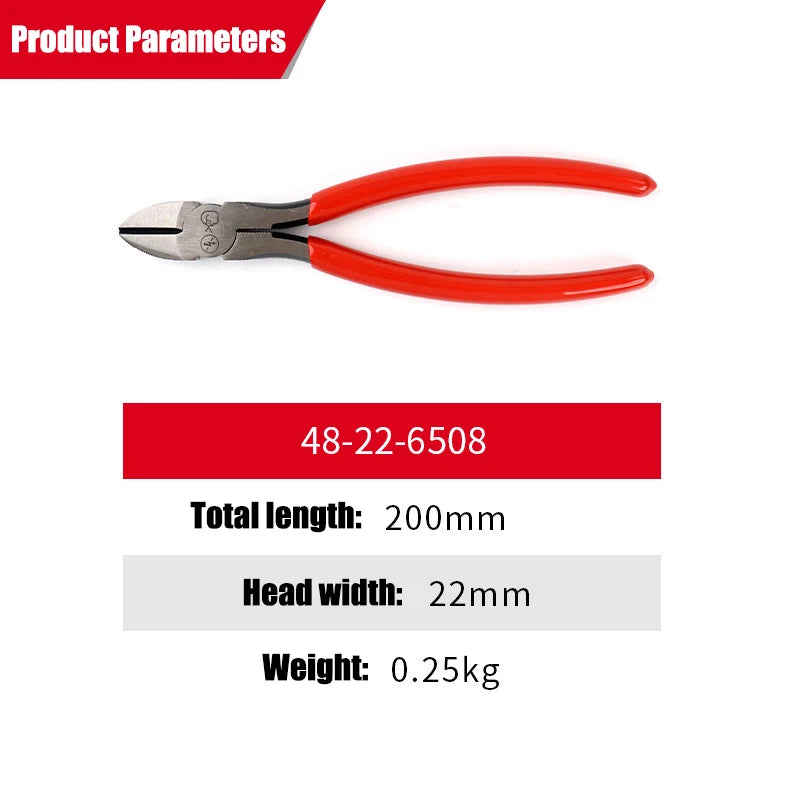 Milwaukee 8-Inch Diagonal Cutting Pliers - Durable & Precise