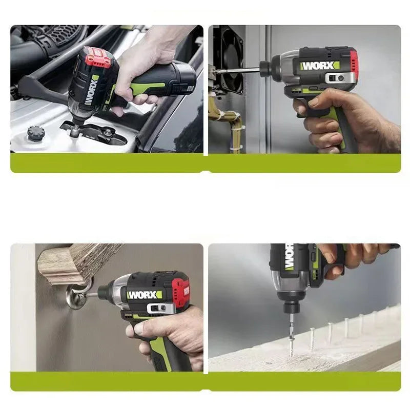 WORX WU132X Brushless Cordless Electric Impact Driver & Drill