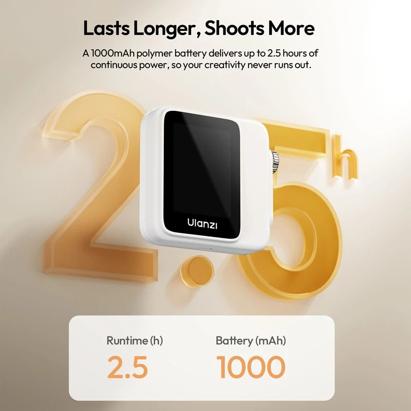 Ulanzi VM02 Magnetic Wireless Selfie Monitor Screen for iPhone