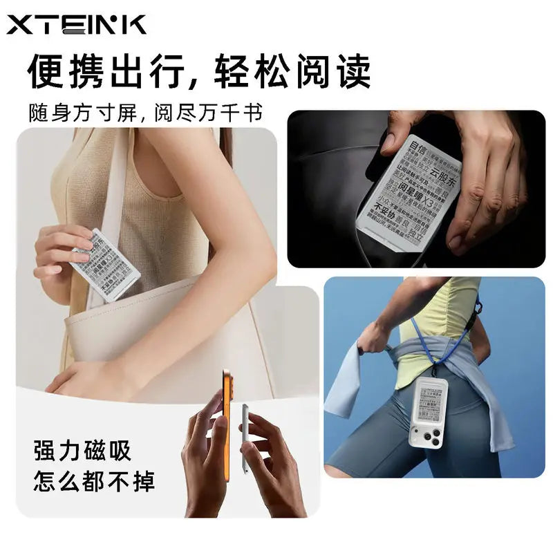 XTEINK X3 Portable E-Book Reader - Lightweight 16GB E-Ink Display