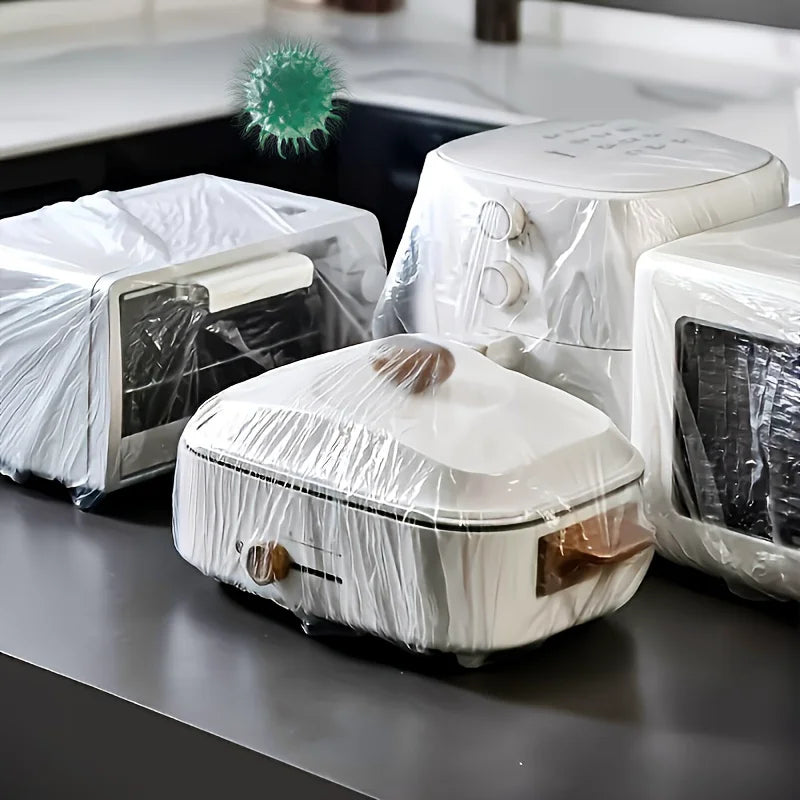 10 Pack Reusable Transparent Vacuum Cleaner Dust Covers - Protect Your Home