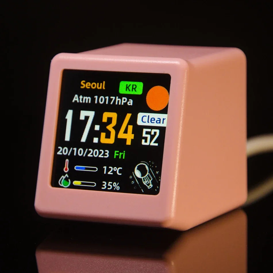 GeekMagic Smart WiFi Weather Forecast & Digital Photo Clock