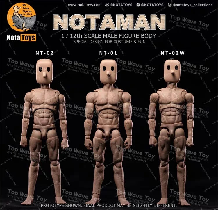 Detailed 1/12 Male Soldier Action Figure - Articulated & Collectible