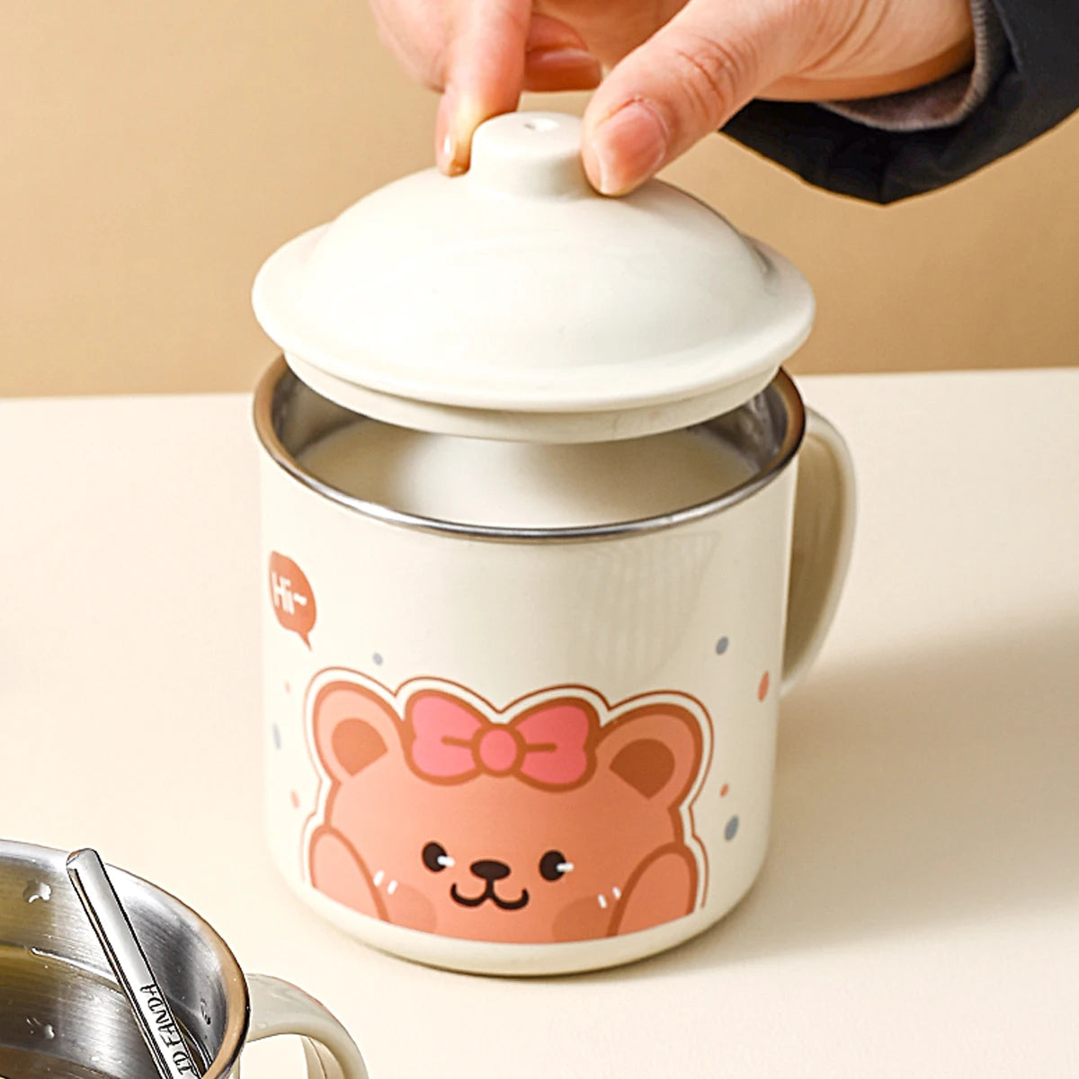 410ML Double Wall Stainless Steel Tumbler for Kids & Students