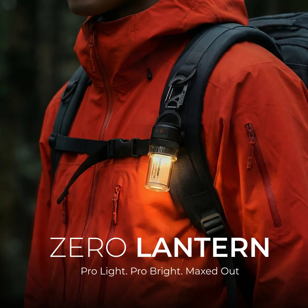 FLEXTAIL ZERO Ultralight 2-in-1 Camping Lantern - 300LM LED & Waterproof