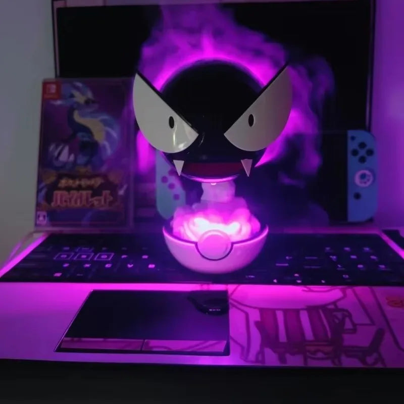 Anime Gastly Humidifier – LED Lamp & Air Purifier for Home