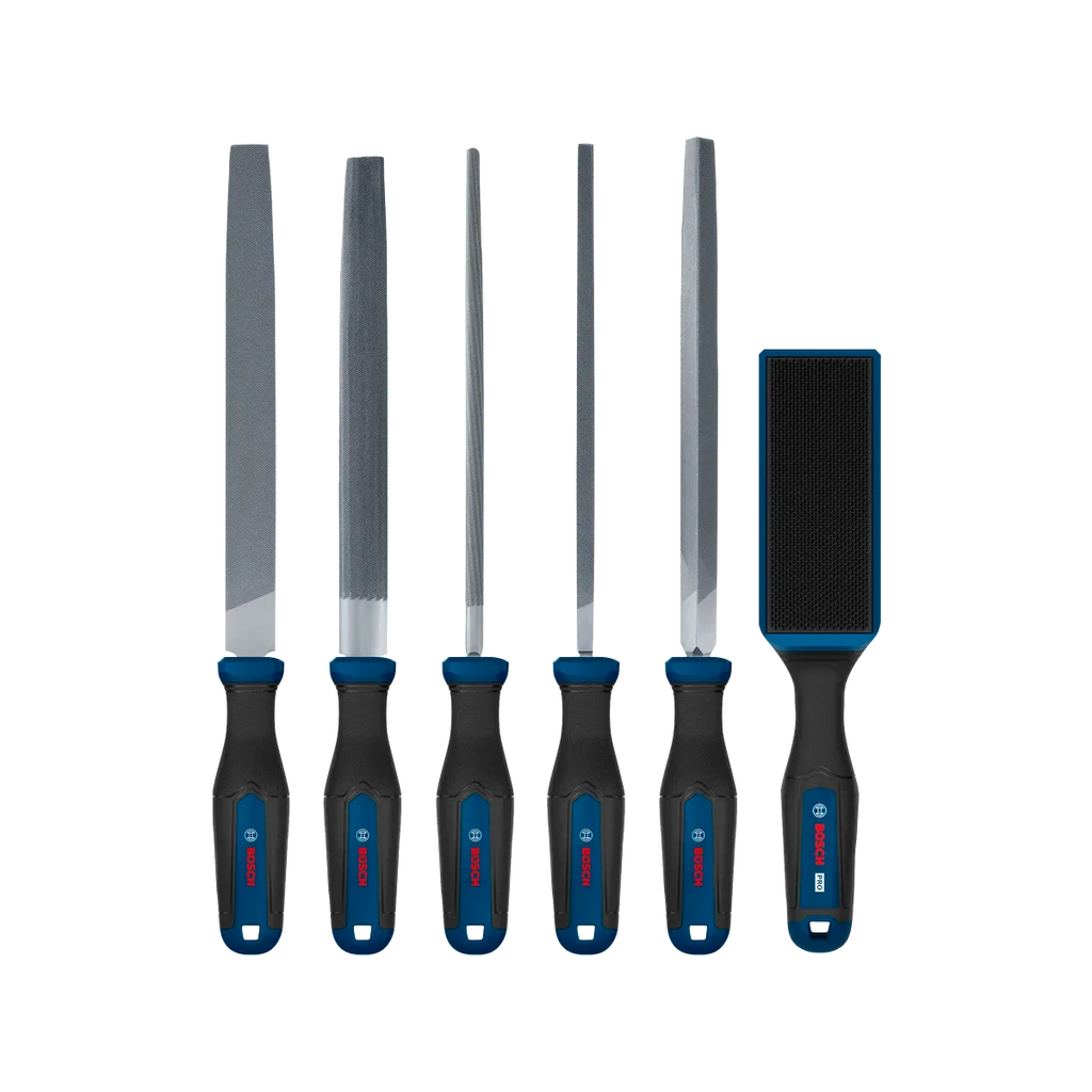 Bosch 6-Piece Files and File Brush Set for Precision Metalwork