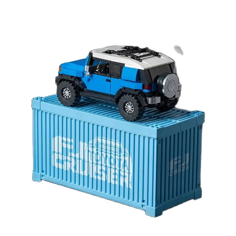 XQ Blue FJ40 Off-Road Vehicle Building Blocks Model Set
