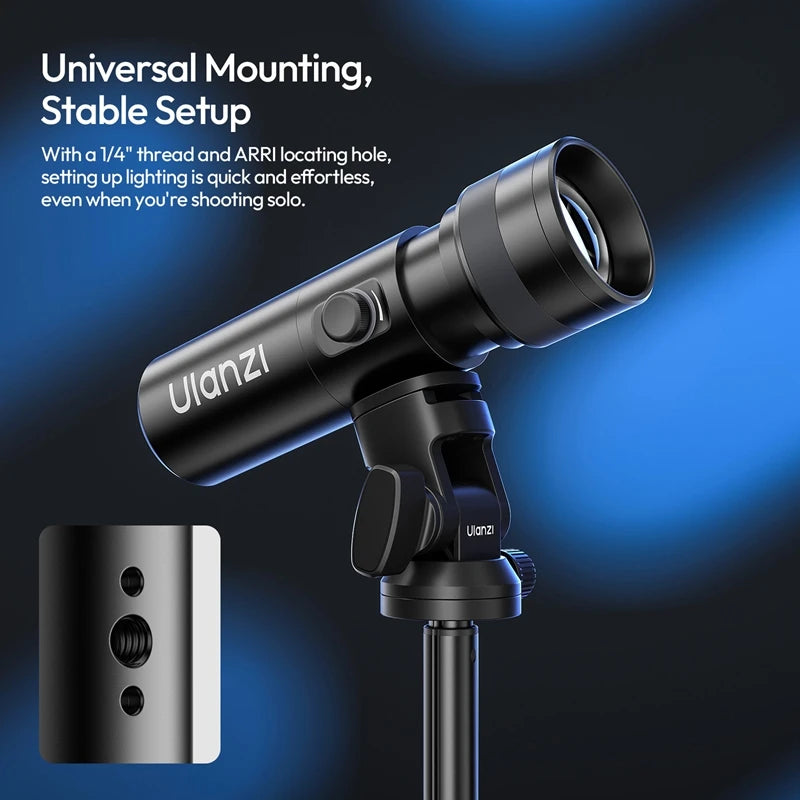 Ulanzi LM01 RGB Zoomable Sunset Photography Light - 7500mAh Power