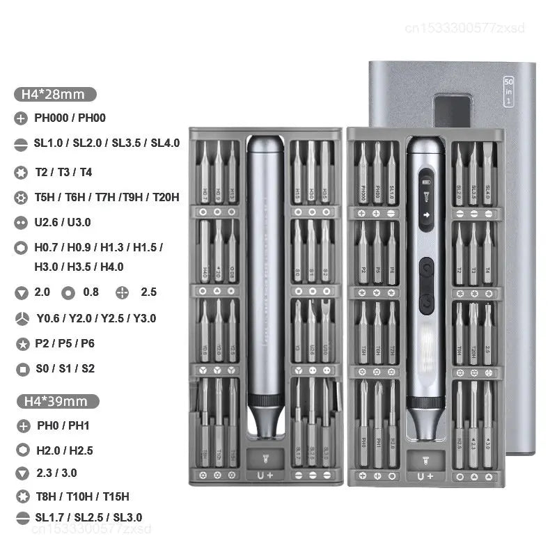 51-in-1 Precision Electric Screwdriver Set with Type-C Fast Charging