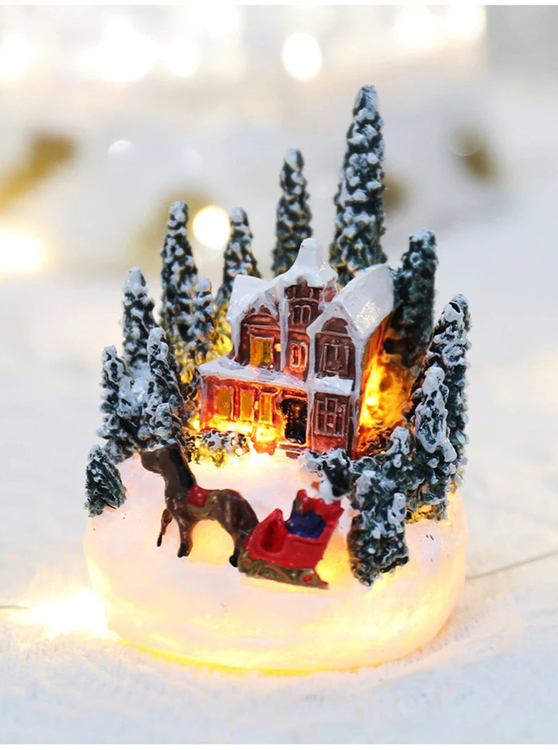 Enchanting Christmas House LED Night Light - Perfect Holiday Decor