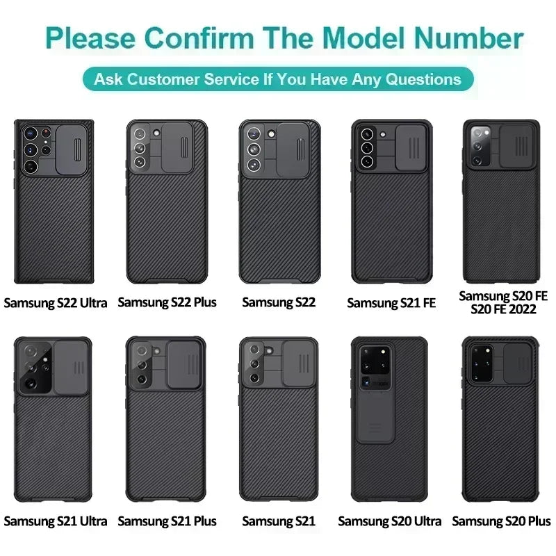 Nillkin Camshield Pro Case for Samsung Galaxy S22/S23/S24/S25 Ultra