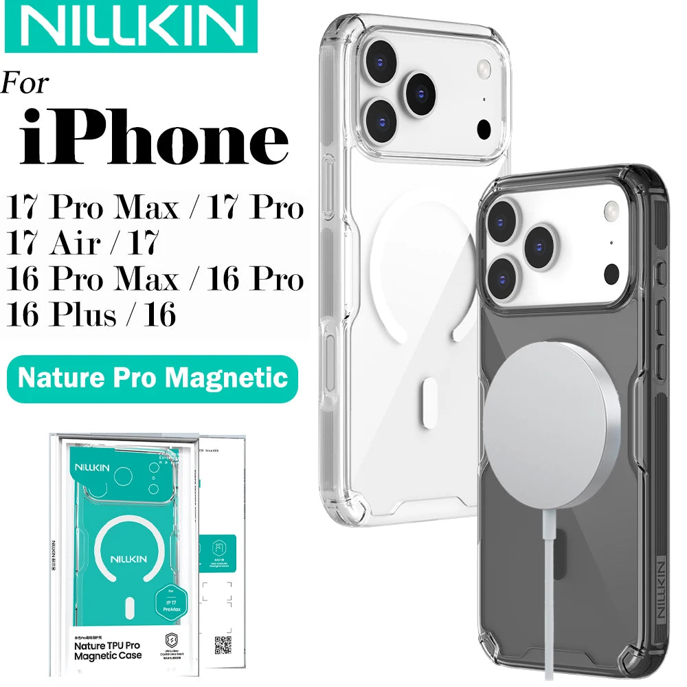 Nillkin Magnetic TPU Case for iPhone 17 Pro Max - Sleek Protection