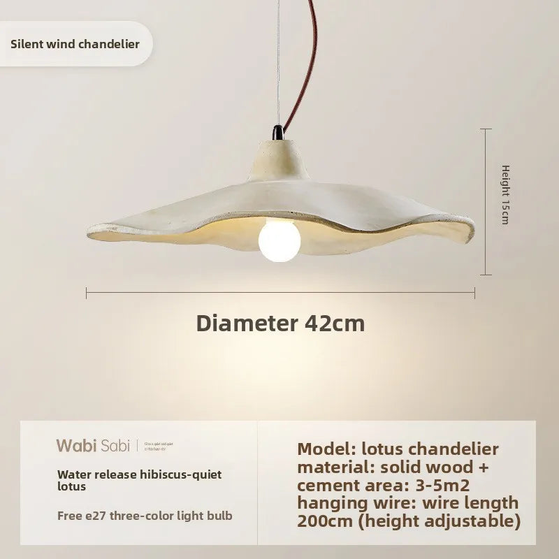 Modern Wabi-Sabi Chandelier - Elegant Nordic LED Pendant Light