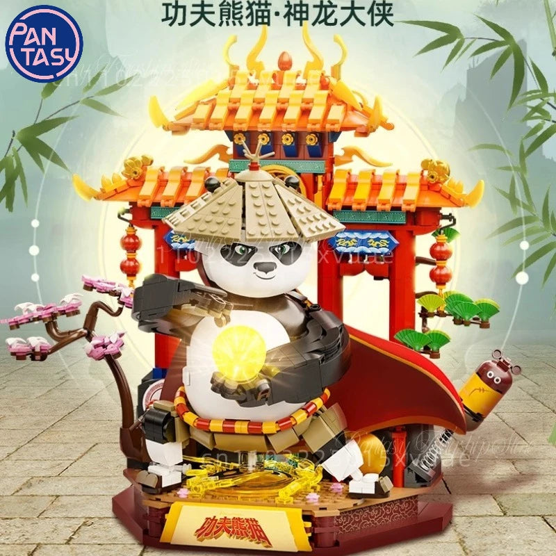Pantasy Building Blocks - Kung Fu Panda Dragon Hero Educational Set