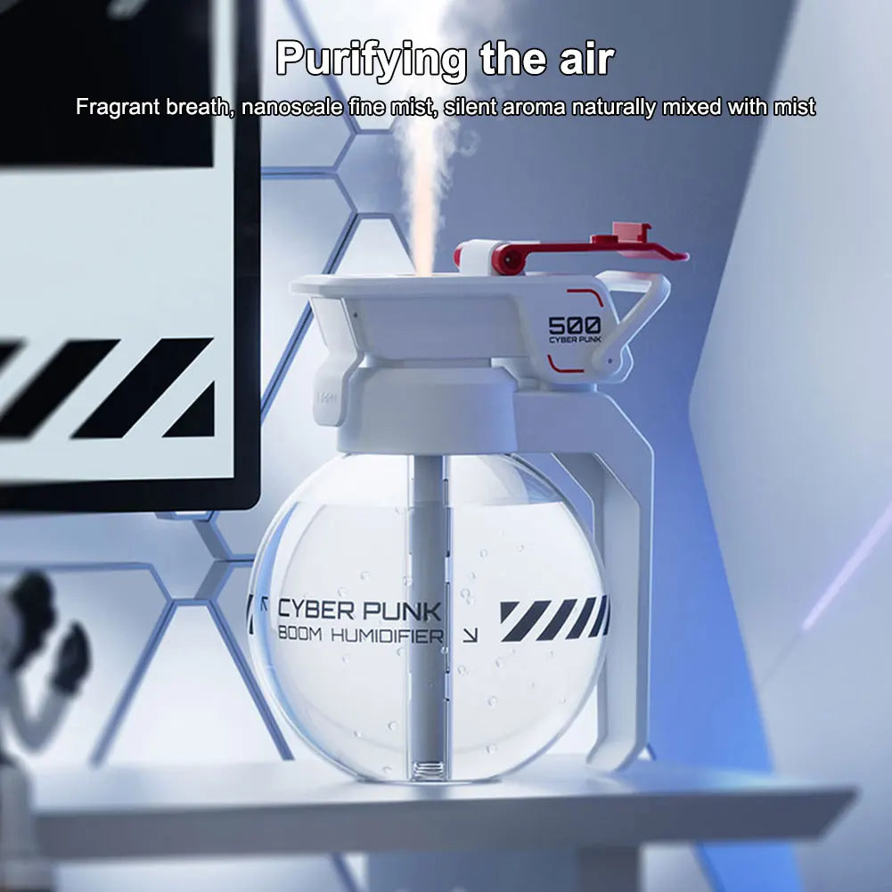 Cyberpunk Grenade Essential Oil Diffuser Humidifier for Aromatherapy