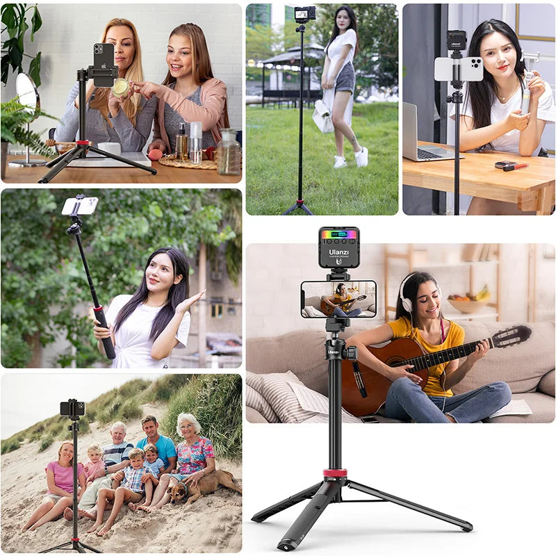 Ulanzi MT-44 Portable Smartphone Tripod with Cold Shoe Mount
