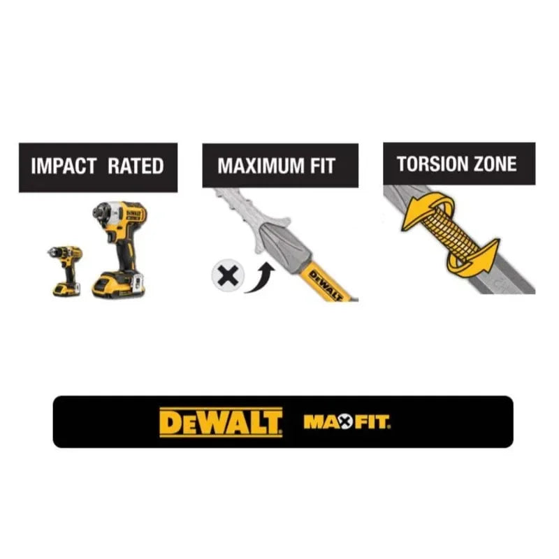 DEWALT MAXFIT 12in. Bit Extension for Power Tools - Enhanced Access