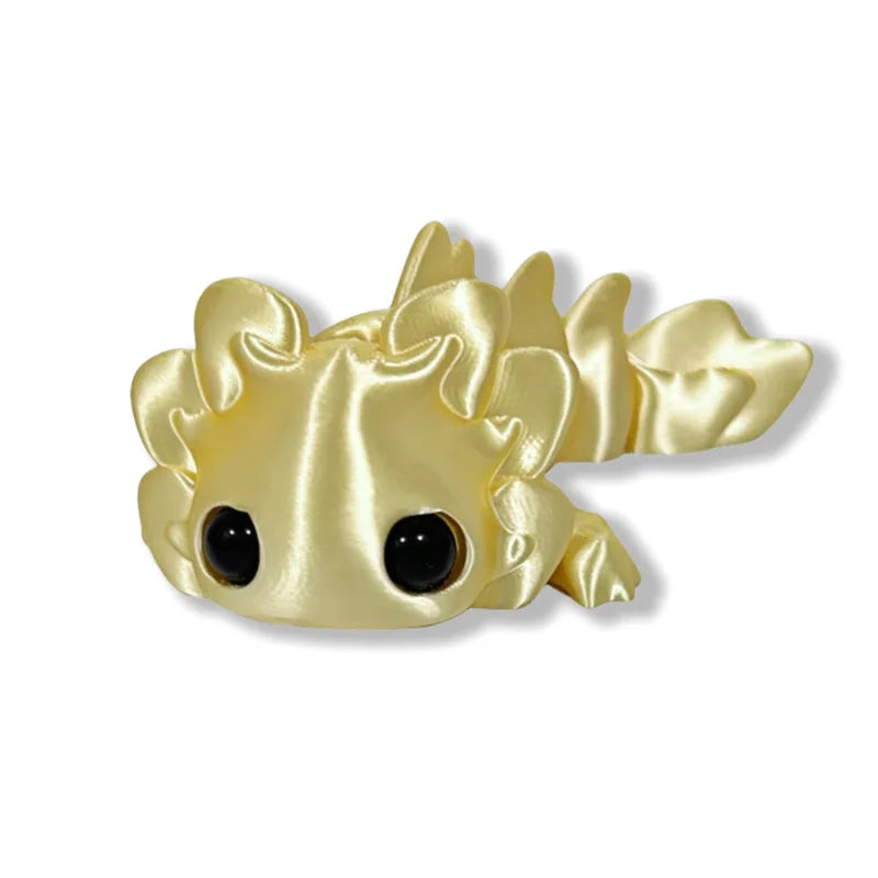 3D Printed Salamander Figures - Movable Toys for Kids & Home Decor