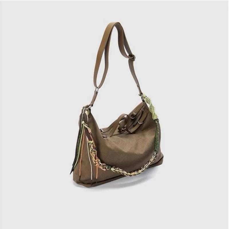 UREASTER Large Capacity Braided Rope Tote Bag - Trendy & Durable