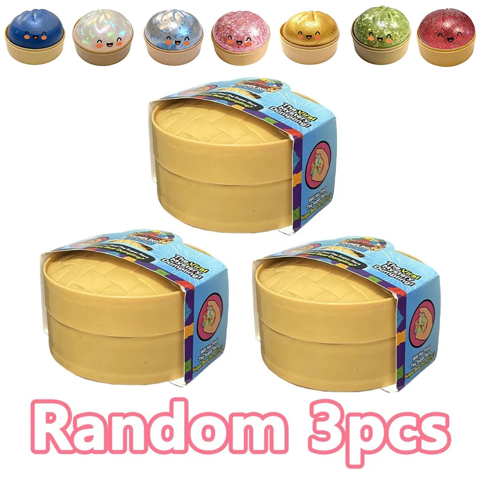 Giant Dumpling Squeeze Toy - Fun Decompression Fidget Toy