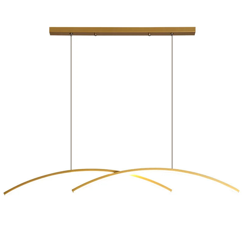 Stylish Minimalist Long Linear Pendant Lamp for Dining & Bar