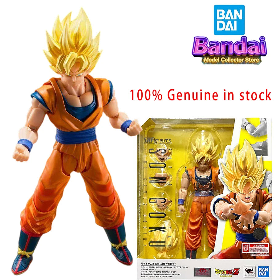 Bandai Super Saiyan Son Goku Action Figure - Dragon Ball Z Collectible