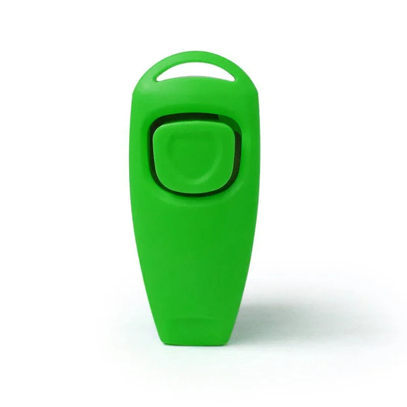 2-in-1 Dog Training Clicker & Whistle Aid Tool with Key Ring