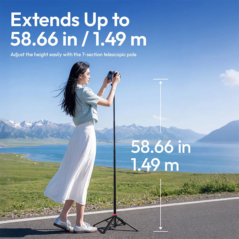 Ulanzi MT-44 M Compact Selfie Stick Tripod - Capture with Ease!