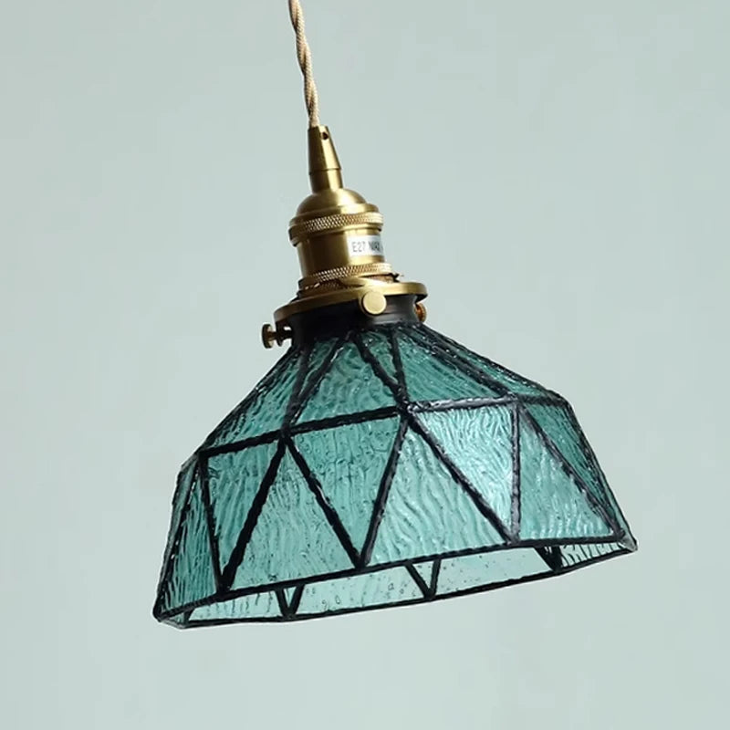 Nordic Retro Green Pendant Light for Stylish Home Decor