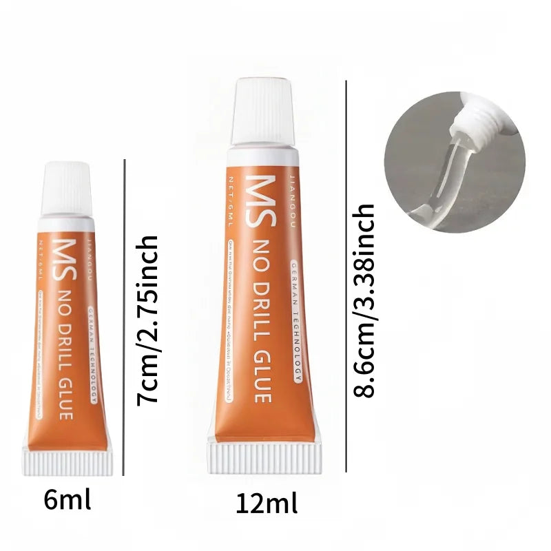 Heavy-Duty No-Nail Adhesive - High-Strength, Precision Application