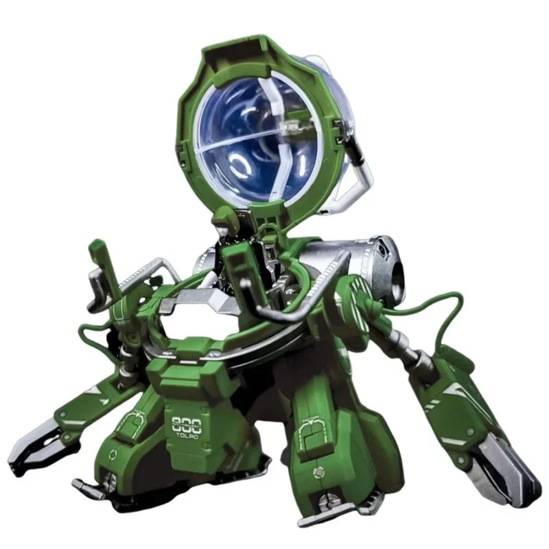 Hg 1/144 Tolro-800 Construction Robot Model Action Figure - Army Green