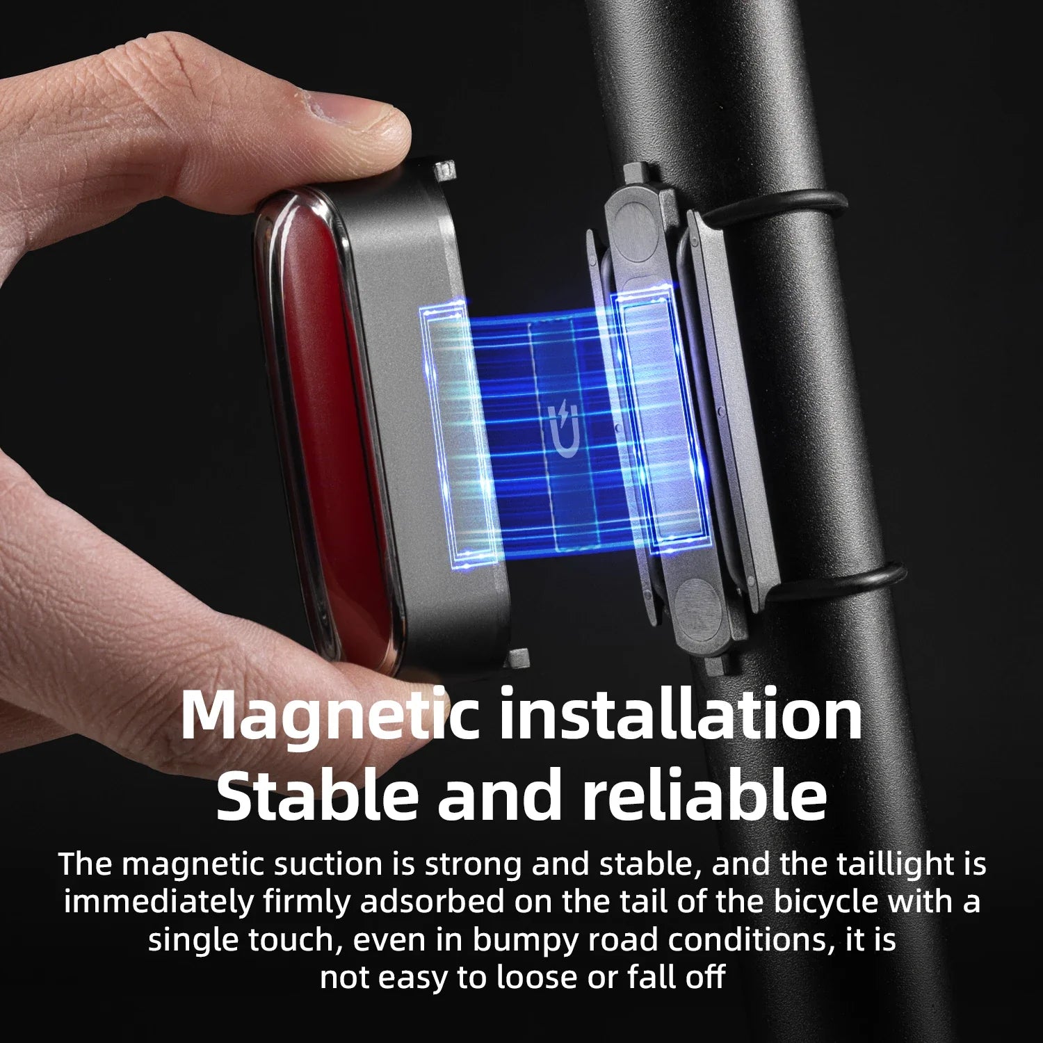 ROCKBROS 7-Mode Rechargeable Bike Tail Light with Smart Brake Sensor