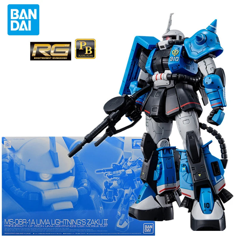 Bandai RG Gundam MS-06R-1A Zaku II Model Kit - Ultimate Build Experience