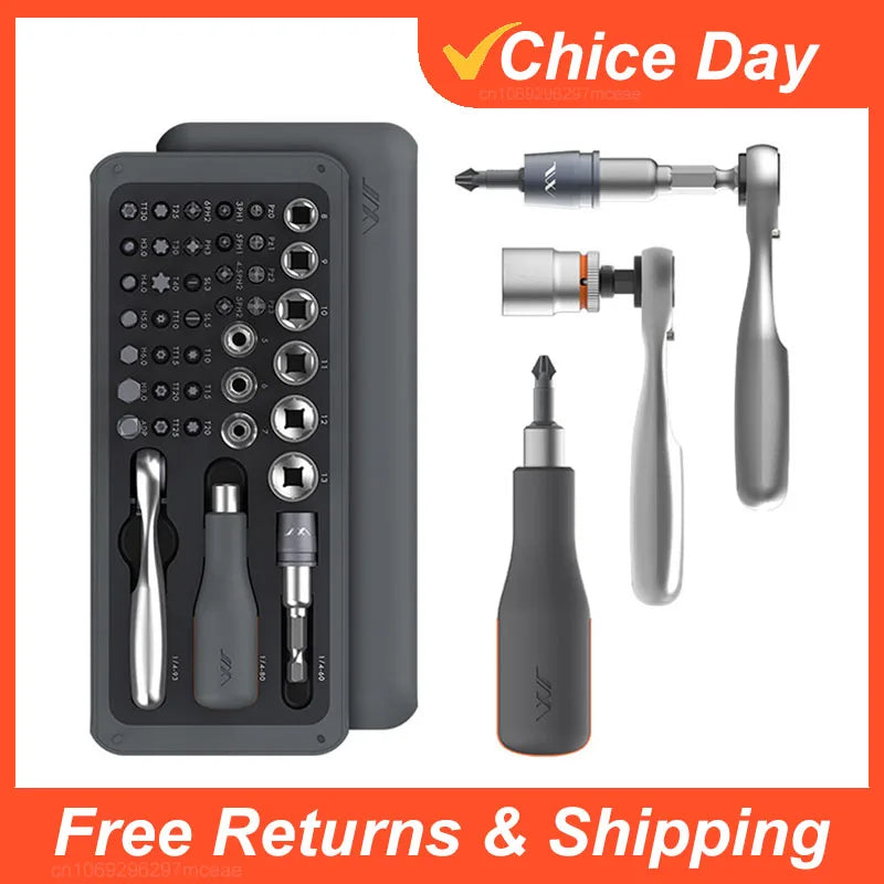 Jimihome 41-in-1 Screwdriver Set with Magnetic Bits for DIY Repairs