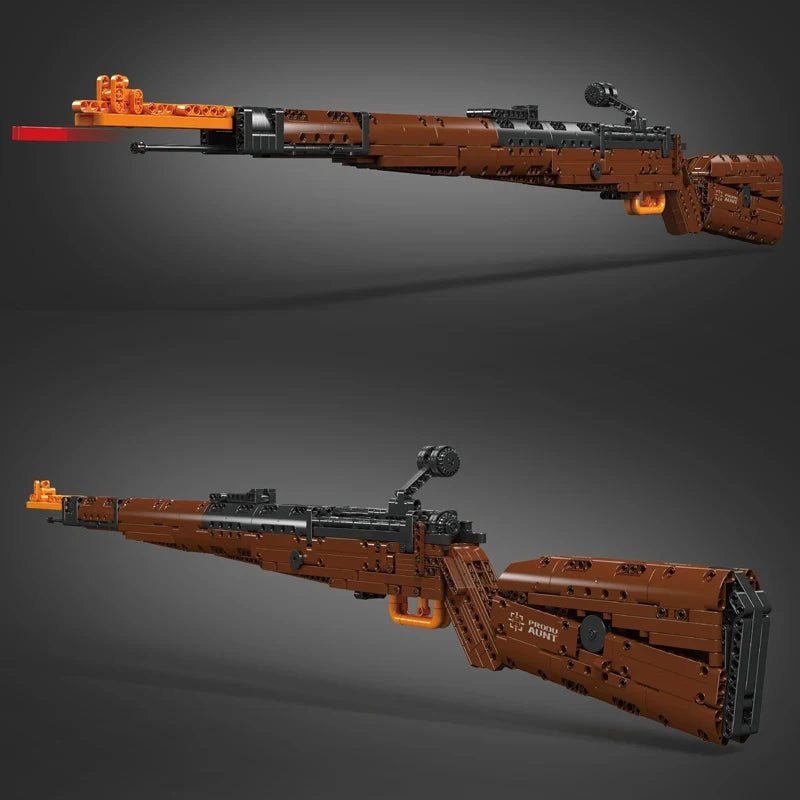 MOULD KING Creative Kar98K Building Blocks Sniper Rifle Model Set