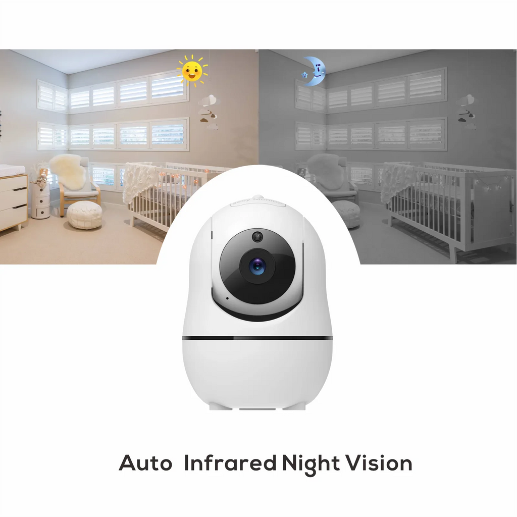 5-Inch Video Baby Monitor with 4X Zoom & 22H Battery Life