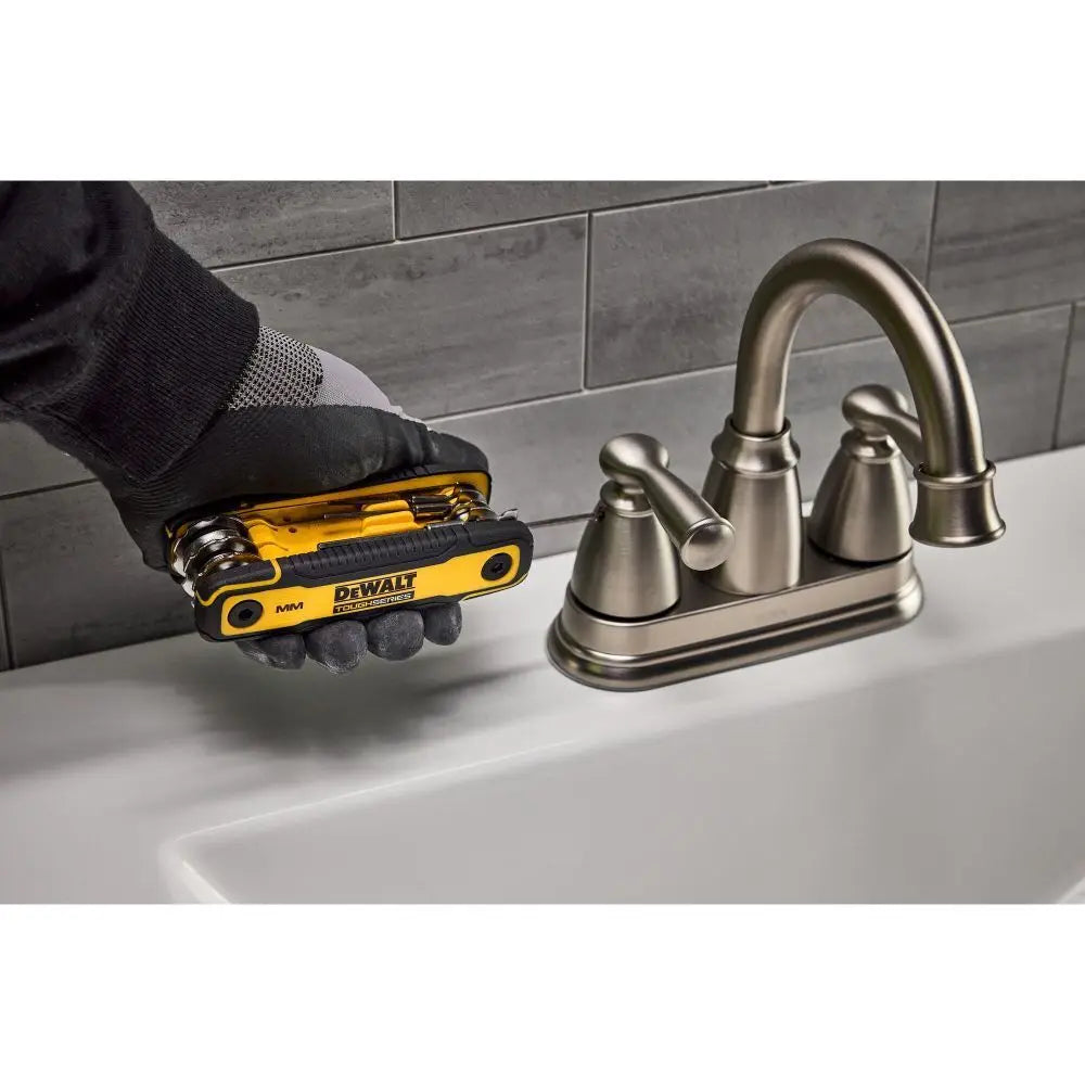 DEWALT TOUGHSERIES Metric Folding Hex Key Hand Tool - Durable & Reliable